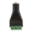 3.5mm Stereo TRRS Audio Vedio Female to 3 Screw Terminal Female Connectors