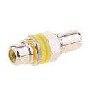 3 Pieces Audio Video RCA Female To Female Coupler Adapter