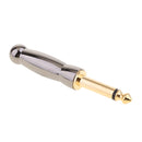 6.35mm 1/4" Male Stereo Audio TRS Jack Plug Soldering adapter