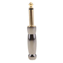 6.35mm 1/4" Male Stereo Audio TRS Jack Plug Soldering adapter