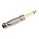6.35mm 1/4" Male Stereo Audio TRS Jack Plug Soldering adapter