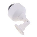 Dome Shaped Dummy Securtiy Camera with Red Light Dummy Surveillance Camera Outdoor Indoor Use,Wireless Simulate Cameras for Home Security(White)