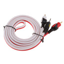 Professional Quality RCA Cable 5ft Dual Shielded Gold-Plated 3.5mm Male to 2RCA Male Stereo Audio Y Cable (white/left and red/right sockets)