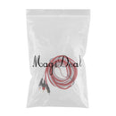 Professional Quality RCA Cable 16.5ft Dual Shielded Gold-Plated 3.5mm Male to 2RCA Male Stereo Audio Y Cable (white/left and red/right sockets)