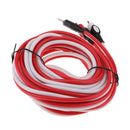 Professional Quality RCA Cable 16.5ft Dual Shielded Gold-Plated 3.5mm Male to 2RCA Male Stereo Audio Y Cable (white/left and red/right sockets)