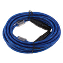 3-Pin foot Mic Cable Patch Cords - XLR Male to XLR Female Black Microphone Cables - 16Ft Balanced Mic Snake Cord - Single