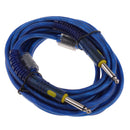6.35mm STEREO Male Plug Jack to Male Jack Cable 1/4'' Guitar Mixer Audio Cable Cord 5meter