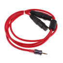 3.5mm mini jack 1/8'' TRS Stereo Male to Dual XLR Female Mic Y Splitter Cable Cord For iPad,iPhone, or any 3.5mm audio output 1meter