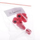 10Pcs Durable Headphone Memory Foam Cushion Eyebud Cover for Headset Red