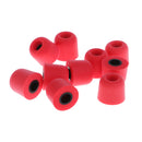 10Pcs Durable Headphone Memory Foam Cushion Eyebud Cover for Headset Red