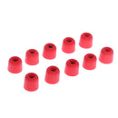10Pcs Durable Headphone Memory Foam Cushion Eyebud Cover for Headset Red