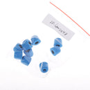 10Pcs Durable Headphone Memory Foam Cushion Earbud Cover for Headset Blue