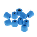 10Pcs Durable Headphone Memory Foam Cushion Earbud Cover for Headset Blue