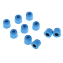 10Pcs Durable Headphone Memory Foam Cushion Earbud Cover for Headset Blue