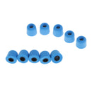 10Pcs Durable Headphone Memory Foam Cushion Earbud Cover for Headset Blue