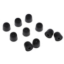 5 Pairs 4.5mm Memory Foam Tips Eartips For Earbuds /IN-EAR Earphones M Black