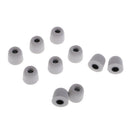 5 Pairs 4.5mm Memory Foam Tips Eartips For Earbuds /IN-EAR Earphones M Gray