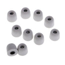 5 Pairs 4.5mm Memory Foam Tips Eartips For Earbuds /IN-EAR Earphones M Gray