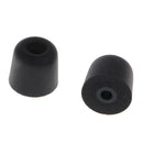 5 Pairs 3.0mm Memory Foam Tips Eartips For Earbuds /IN-EAR Earphones M Black