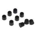 5 Pairs 3.0mm Memory Foam Tips Eartips For Earbuds /IN-EAR Earphones M Black