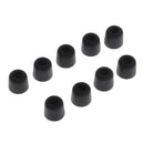 5 Pairs 3.0mm Memory Foam Tips Eartips For Earbuds /IN-EAR Earphones M Black