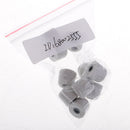 5 Pairs 3.0mm Memory Foam Tips Eartips For Earbuds /IN-EAR Earphones M Gray
