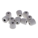 5 Pairs 3.0mm Memory Foam Tips Eartips For Earbuds /IN-EAR Earphones M Gray
