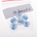 3.8mm Silicone In-Ear Earphone Covers Earbud Tips 3pairs Profession Protect Your Ears(Transparen Blue)