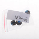 3.8mm Silicone In-Ear Earphone Covers Earbud Tips 3pairs Profession Protect Your Ears(Black Blue)