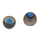 3.8mm Silicone In-Ear Earphone Covers Earbud Tips 3pairs Profession Protect Your Ears(Black Blue)