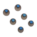 3.8mm Silicone In-Ear Earphone Covers Earbud Tips 3pairs Profession Protect Your Ears(Black Blue)