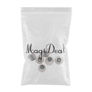 3.8mm Silicone In-Ear Earphone Covers Earbud Tips 3pairs Profession Protect Your Ears(Transparen Black)