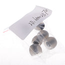 3.8mm Silicone In-Ear Earphone Covers Earbud Tips 3pairs Profession Protect Your Ears(Transparen Black)