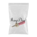 3.5mm Screw Lock Stereo Jack Male Plug Metal Audio Solder Adapter Red