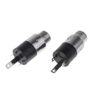 3.5MM Female Plating Stereo Jack Panel Mount Solder Connector Terminals With Locking Nuts-3.5MM Headphone Audio Jack, Pack of 5