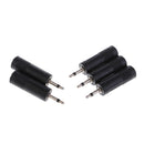 3.5mm 1/8"Male Plug Mono To 6.35mm 1/4"Female Jack Audio Converter 5Pcs/set Suitable for The Connect of Pc, Mp3, Smartphone, etc