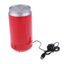 Portable 5V Mini Fridge Heat And Cool Dual USB Refrigerator Freezer Car Travel Red
