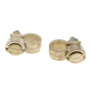 2Pcs Positive Negative Port Battery Terminals Clamp Connector Clip for Car Auto