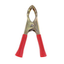 2X Metal Car Battery Clips Crocodile Alligator Test Clamps 10A 75mm Red&Black