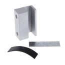Aluminium Alloy Glass Door U Bracket matched the electronic lock aluminum clip