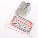Durable 2 Way RJ45 Jack Module Cat5e Plug 8P8C Internet Adapters 90 Degree Inline