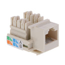 Durable 2 Way RJ45 Jack Module Cat5e Plug 8P8C Internet Adapters 90 Degree Inline