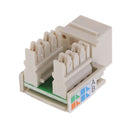 Durable 2 Way RJ45 Jack Module Cat5e Plug 8P8C Internet Adapters 90 Degree Inline