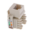 Durable 2 Way RJ45 Jack Module Cat5e Plug 8P8C Internet Adapters 90 Degree Inline