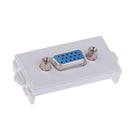 Durable VGA Wall Socket Module Modular Wallplate with Frame Directly Plug