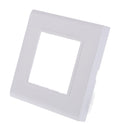 Durable Wall Socket Panel Dual Module Port 86 Type Faceplate for USB VGA Coaxial