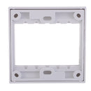 Faceplate 3 Port 86 X 86mm Low Profile Single Gang For RJ45 Modules