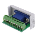 Durable VGA Wall Socket Module Modular Wallplate with Frame Solderless Type