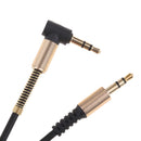 3.5mm audio cable, Male to Male Stereo Aux Cable with Premium Metal, for Smartphones, Tablets and MP3 Player Black
