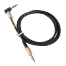 3.5mm audio cable, Male to Male Stereo Aux Cable with Premium Metal, for Smartphones, Tablets and MP3 Player Black